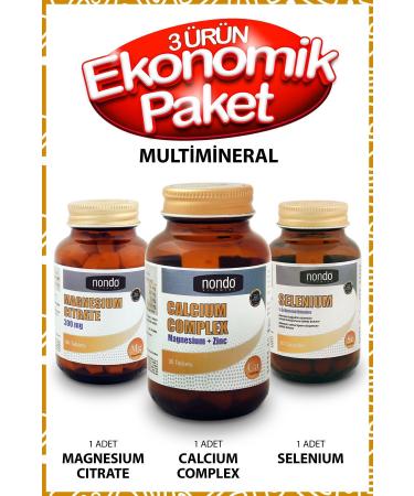 Nondo Economic Package Multimineral Depot (MAGNESIUM C TRATE CALCIUM (CALCIUM) Complex Selenium)