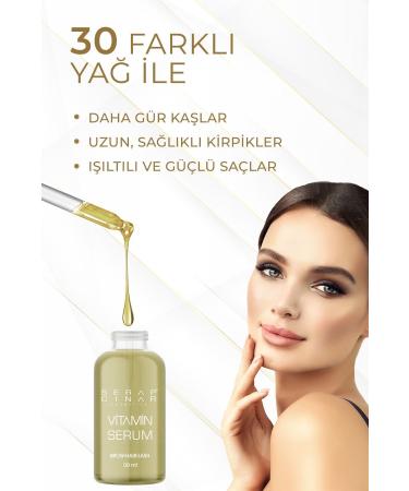 Serap nar Cosmetics Vitamin Serum for Eyebrows & Hair 30ml - Professional Serum - Buy Online on GoSupps.com