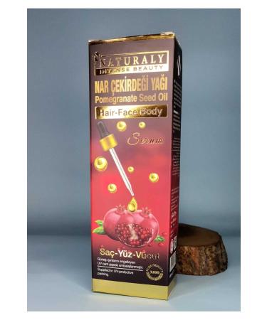 naturaly POMEGRANATE HAIR FACE AND BODY SERUM - Buy Online on GoSupps.com