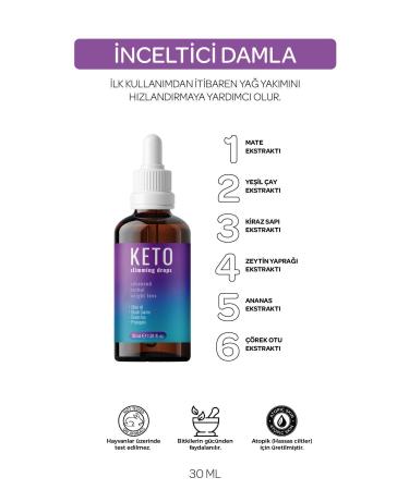 Keto Slimming Herbal Genetic Diet Form And Detox Drops 30 ml - Buy Online on GoSupps.com