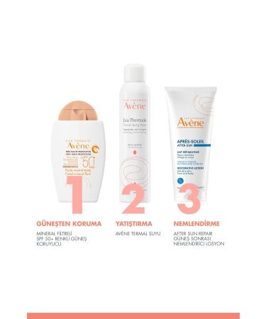 Avene Fluide Mineral Filter SPF 50+ Tinted Sunscreen 40 ml - Buy Online on GoSupps.com