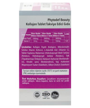 Phytodef Collagen + Vitamin C - 30 Tablets X 5 Pieces - Buy Online on GoSupps.com