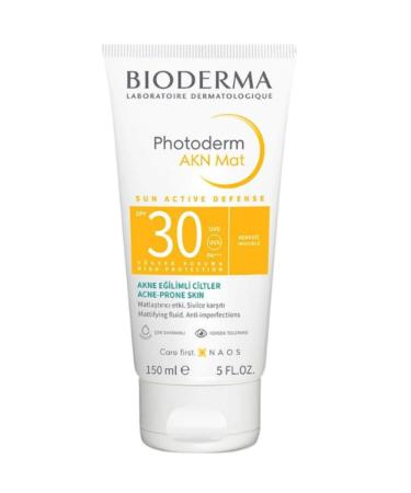 Bio Bioderma Photoderm AKN Matte Spf30+ Sunscreen Cream 150 ml
