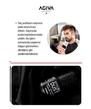 Agiva Hair Styling Powder Hair Styling Powder Wax No: 2 Hard Hold 20gr Matte Appearance - Buy Online on GoSupps.com