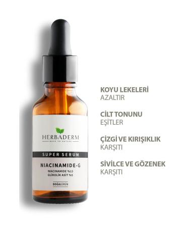 Herbaderm Anti-Blemish Anti-Acne Niacinamide Super Serum - Buy Online on GoSupps.com