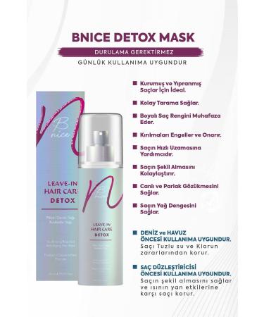 BNICE Repairing Hair Detox and Leave-In Hair Care Mask - Buy Online on GoSupps.com