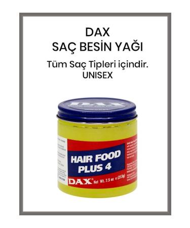 Dax Hair Food Plus - Hair Nutrition Oil That Nourishes Hair and Scalp 213 G