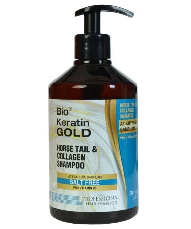 Bio Keratin Gold Horsetail Plant Extract Salt-Free Shampoo 500 Ml