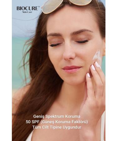 Biocure Face Protection SPF 50+ Sunscreen Cream UVA + UVB Protector 50ml - Buy Online on GoSupps.com