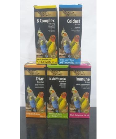 Gold Wings Gold Wings 5 Vitamin Set For All Birds - Buy Online on GoSupps.com