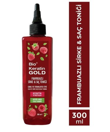 Bio Keratin Gold Raspberry Vinegar and Hair Tonic 300 ml