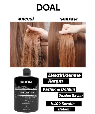DOAL Silver Brazilian Collagen & Keratin Containing Straightening Brazilian Blow Dry Keratin 500 ml - Buy Online on GoSupps.com