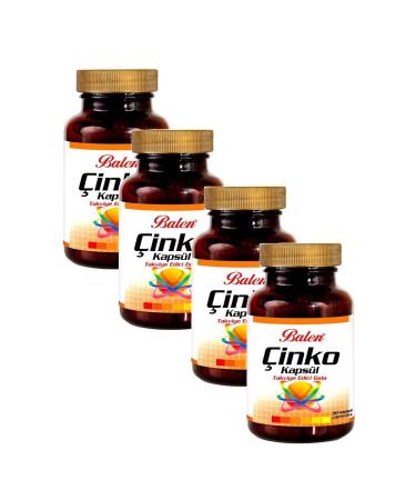 Balen Zinc 90 Capsules Supplementary Food X 4 Pieces