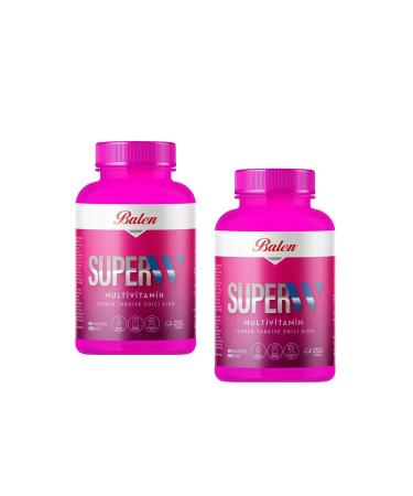 Balen Super-w Multivitamin Capsule 585 Mg 60 Capsules X 2 Pieces