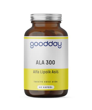 goodday Alpha Lipoic Acid (ALA300) 60 Herbal Capsules Dietary Supplement