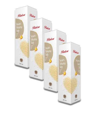 Balen Sesame Seed Oil Cold Pressed 250 ml 4 Pieces