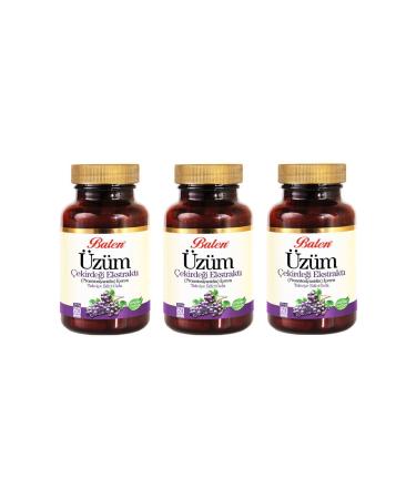 Balen Grape Seed Extract 375 Mg 60 Capsules X 3 Pieces