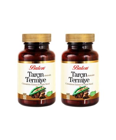 Balen Cinnamon-termiye 375 Mg 60 Capsules 2 Pieces