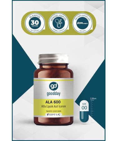 goodday Ala 600 Alpha Lipoic Acid 60 Capsules Dr Caps Herbal Nutritional Supplement - Buy Online on GoSupps.com