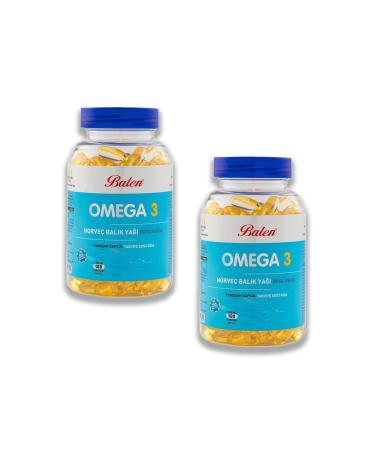 Balen Omega 3 Norwegian Fish Oil 1380 Mg 100 Capsules X 2 Pieces