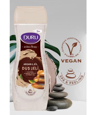 Duru Wellness Therapy Argan Oil & Clay Shower Gel 3x450ml - Buy Online on GoSupps.com