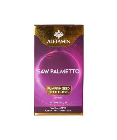 ALFTAMINE Alftamine Saw Palmetto Food Supplement 1000 Mg 60 Tablets - Buy Online on GoSupps.com