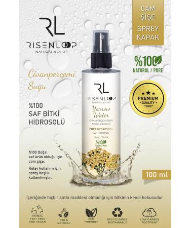 RL Cosmetics Yarrow Water 0 Pure Natural Hydrosol Tonic Achillea Millefolium 1st distillation 100ml