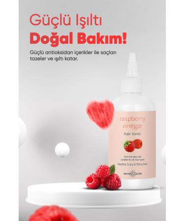 Wanna Glow Raspberry Vinegar Revitalizing and Softening Hair Tonic 250 ml - Buy Online on GoSupps.com