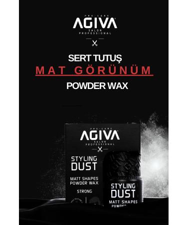 Agiva Hair Styling Powder Hair Styling Powder Wax No: 2 Hard Hold 20gr Matte Appearance - Buy Online on GoSupps.com