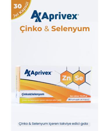 Aprivex Zinc + Selenium 30 Softgel Capsules
