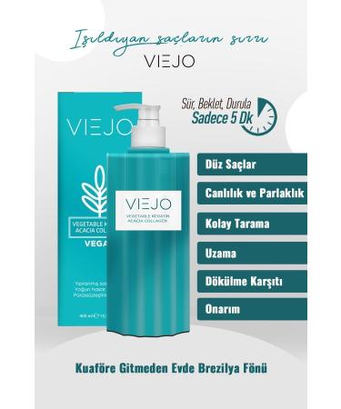 Viejo Vegan Hair Keratin - Collagen - Hair Straightener - Buy Online on GoSupps.com