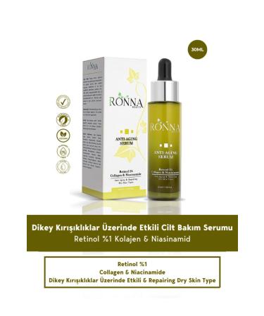 Ronna Beauty Anti-Aging and Brightening Anti-Aging Serum 30 ml Retinol 1% Collagen Niacinamide