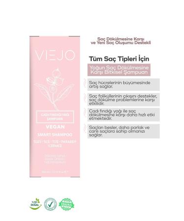 Viejo 3 Pieces - Witch Hazel Shampoo - Anti-Hair Loss Hair Formation Providing Repairing Smart Shampoo - Buy Online on GoSupps.com