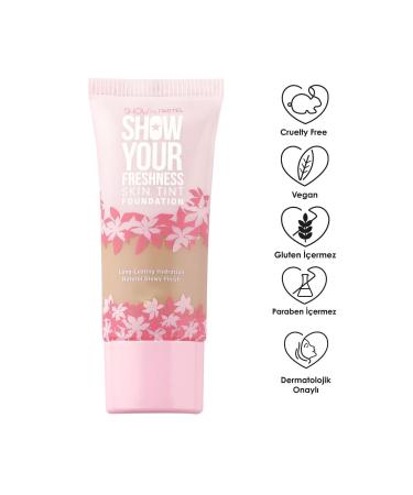Show by Pastel Show Your Freshness Skin Tint Foundation - Foundation 504 Tan - Buy Online on GoSupps.com
