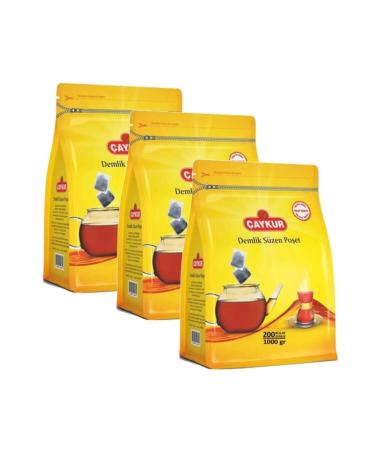aykur Teapot Filtering Tea Bag 5 gr 200 3 Packs