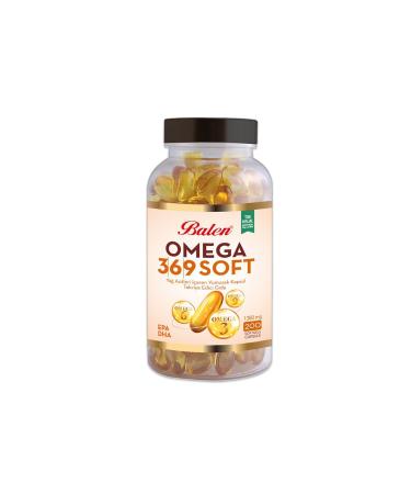 Balen Omega 3-6-9 Soft Fatty Acids 1380 mg 200 Softgels 2 Pieces - Buy Online on GoSupps.com