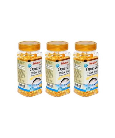 Balen Omega 3 Fish Oil 1380 Mg 100 Softgels 3 Pieces