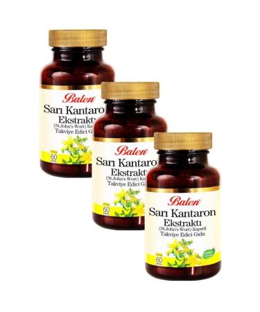 Balen St. John's Wort Extract 375 mg 60 Capsules 3 Pieces