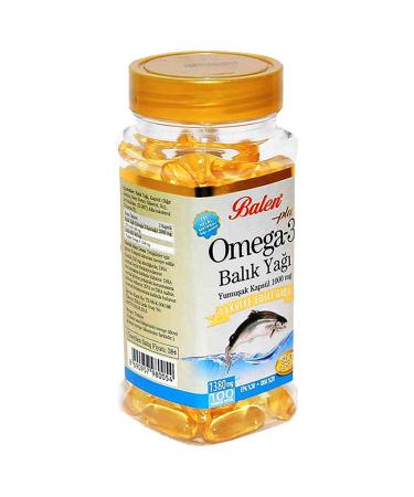 Balen Omega 3 Fish Oil 1380 Mg 100 Softgels 3 Pieces - Buy Online on GoSupps.com