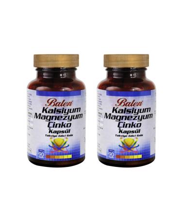 Balen Calcium Magnesium Zinc 709 Mg 90 Capsules X 2 Pieces