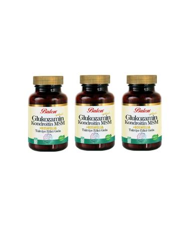 Balen Glucosamn Chondroitin Msm Boswellia 1200 Mg 60 Tablets 3 Pieces