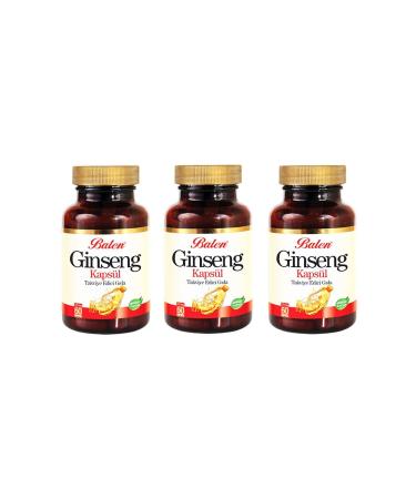 Balen Red Ginseng 375 Mg 60 Capsules 3 Pieces