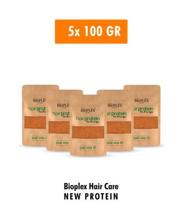 Bioplex Hair Care Protein - Special Product Against Damage in Hair Lightening and Dyeing Processes 5x100 Gr - 5 Packages