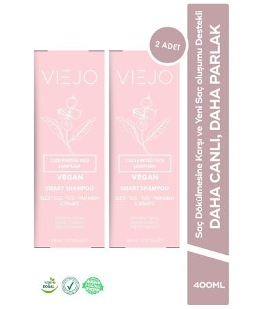 Viejo 2 Pieces - Witch Hazel Shampoo - Smart Shampoo Against Hair Loss Ensuring Hair Formation