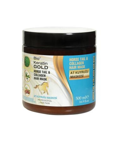 Bio Keratin Gold Horsetail Herbal Essence Hair Care Mask 500 ml - Buy Online on GoSupps.com