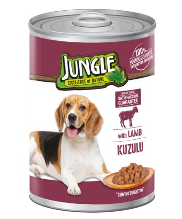 Jungle 400 GR CANNED DOG FOOD WITH LAMB & GAME 12 PIECES