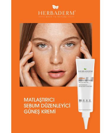 Herbaderm Anti-Acne and Anti-Oily Mattifying Sunscreen Cream Spf 50 - Buy Online on GoSupps.com