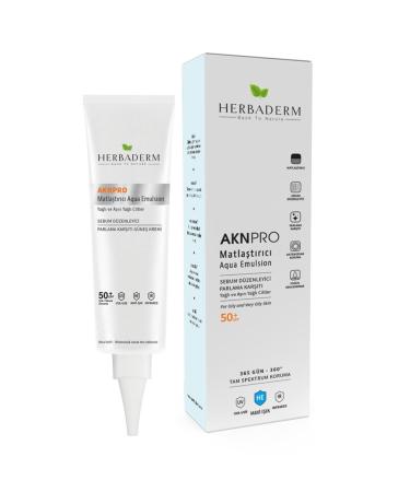 Herbaderm Anti-Acne and Anti-Oily Mattifying Sunscreen Cream Spf 50 - Buy Online on GoSupps.com