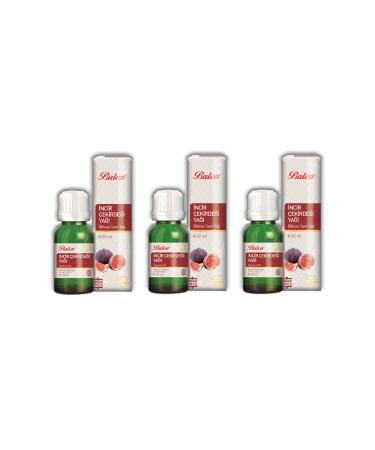 Balen Fig Seed Oil Cold Press 20 Ml X 3 Pieces Gimdes Certified