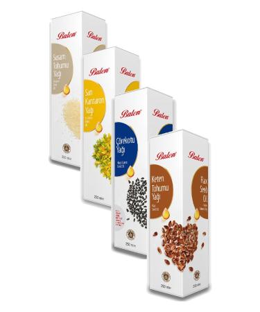 Balen 250 ml Black Cumin Flax Seed Sesame St. John's Wort Oils